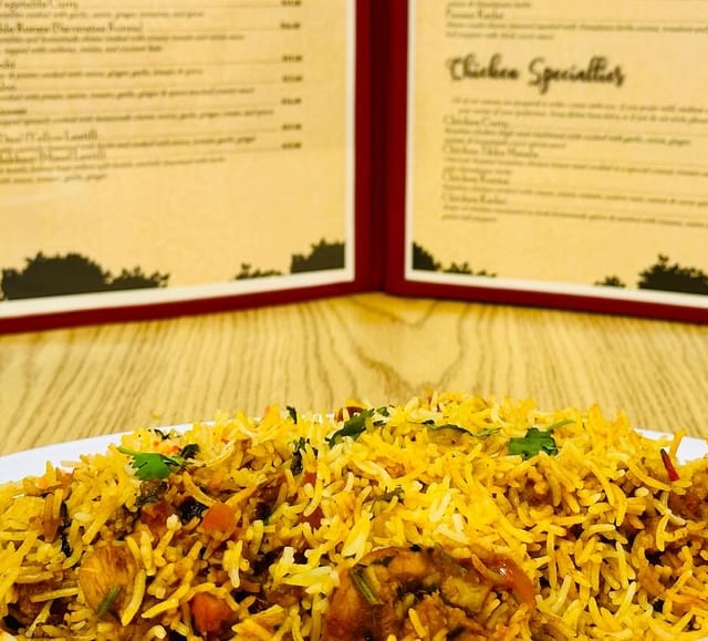 Goat (Bone In) Biryani.