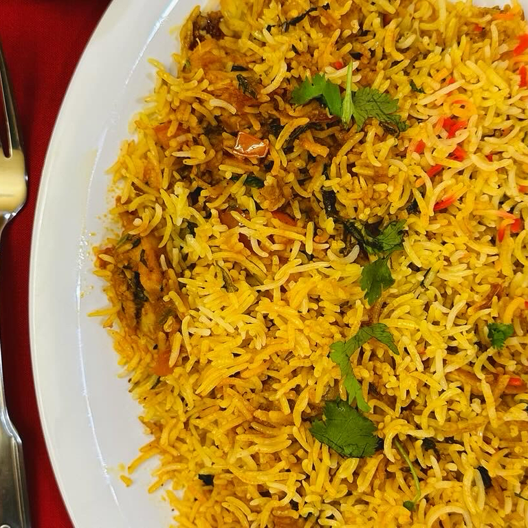 Delicious Lamb Biryani Awaits