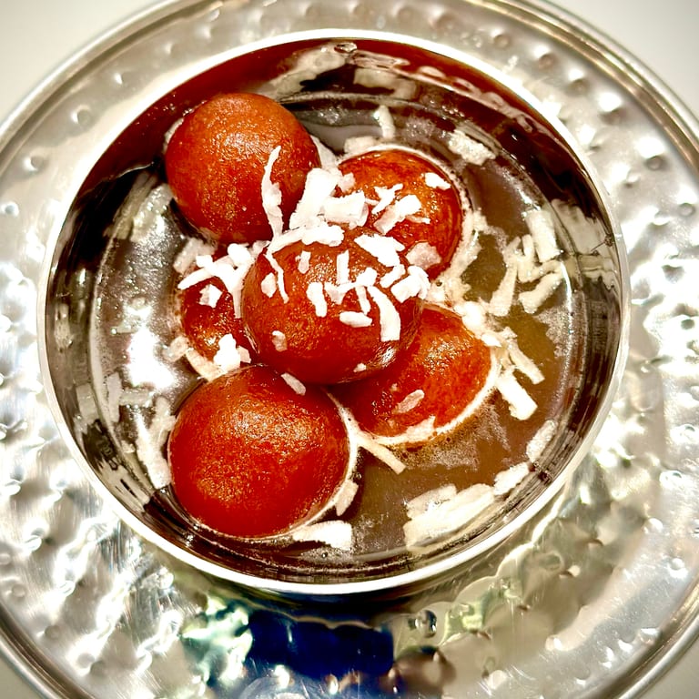 Indulge in our gulab jamun