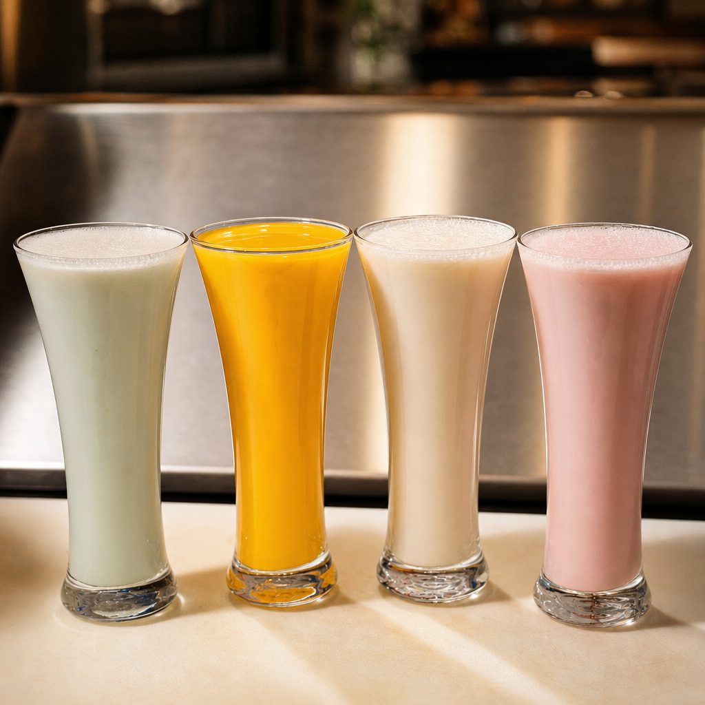 Strawberry Lassi.