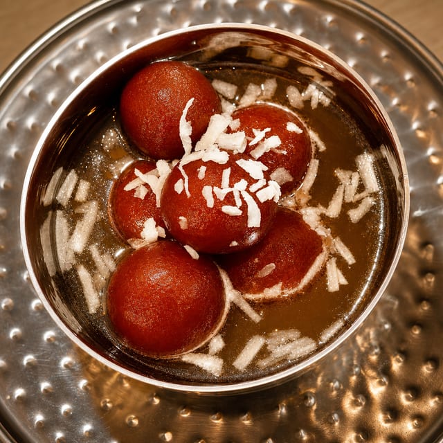 Gulab Jamun.