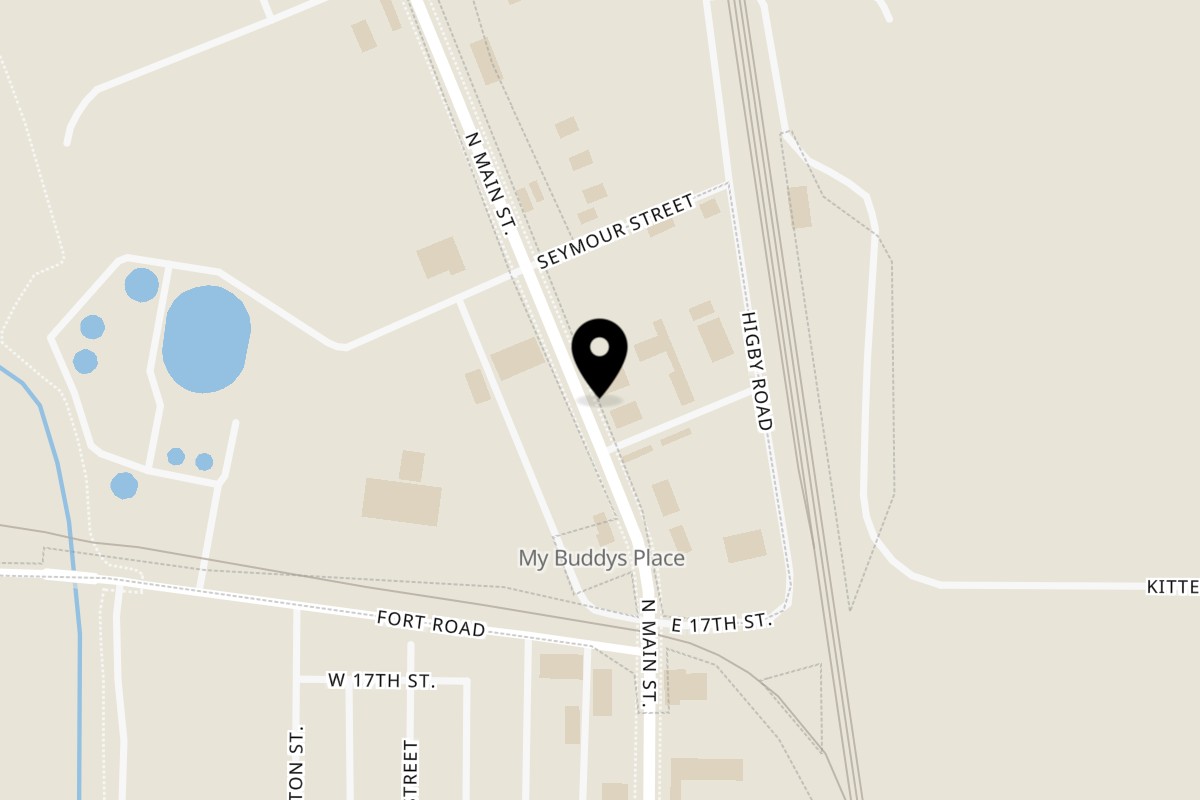 Map showing the location of Himalayan Kitchen Sheridan on 2125 N Main St in Sheridan